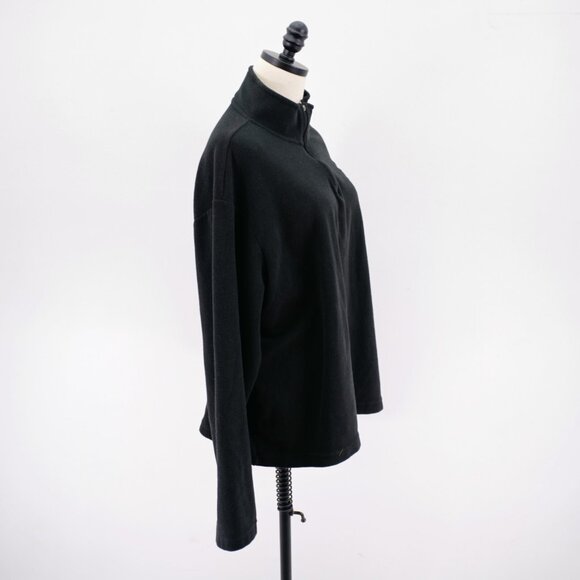 Starter XL Black Fleece 1/4 Zip Sweater / Jacket Polyester - Picture 6 of 9